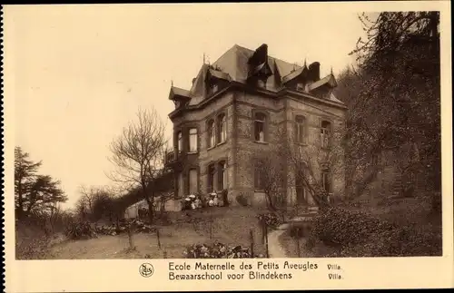 Ak La Plante Namur, Oeuvre Nationale des Aveugles, Rue Saint Martin 24, Ecole Maternelle, Villa