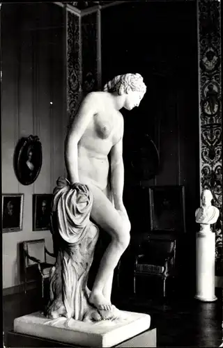 Ak Plastik einer Frau, Frauenakt, Büste