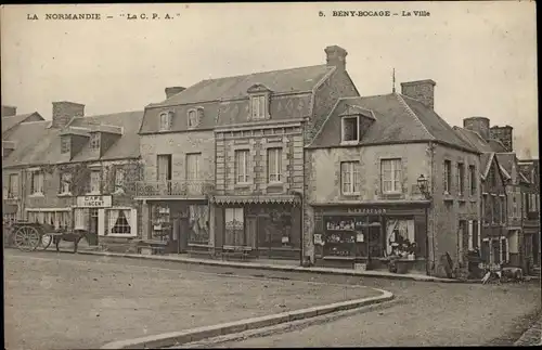 Ak Beny Bocage Calvados, La Ville