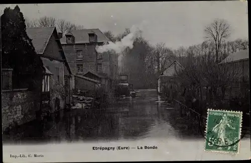 Ak Etrépagny Eure, La Bonde