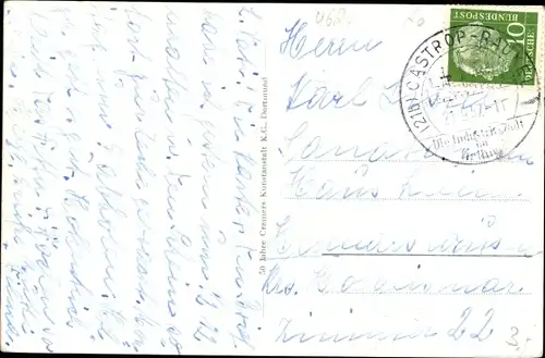 Ak Castrop Rauxel im Ruhrgebiet, Gondelteich