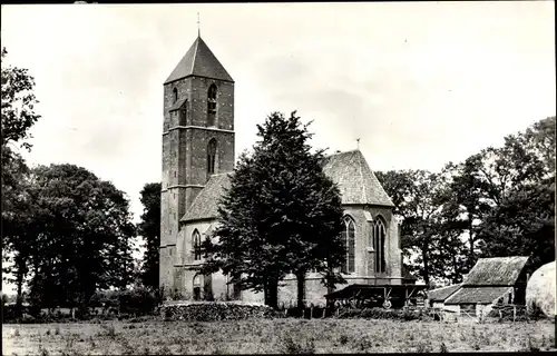 Ak Havelte Drenthe Niederlande, Ned. Herv. Kerk