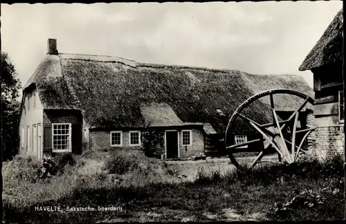 Ak Havelte Drenthe Niederlande, Saksische boerderij