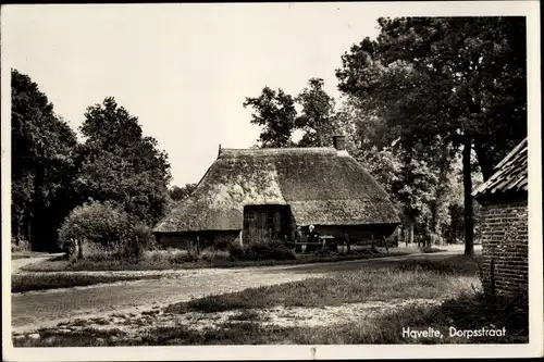 Ak Havelte Drenthe Niederlande, Dorpsstraat