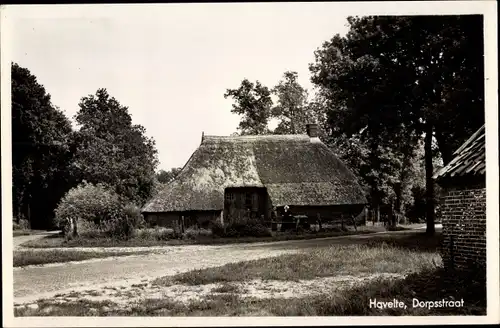 Ak Havelte Drenthe Niederlande, Dorpsstraat