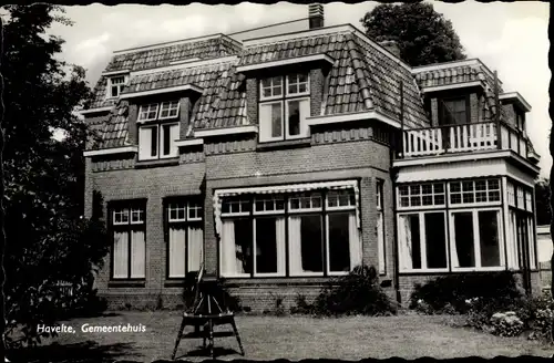 Ak Havelte Drenthe Niederlande, Gemeentehuis