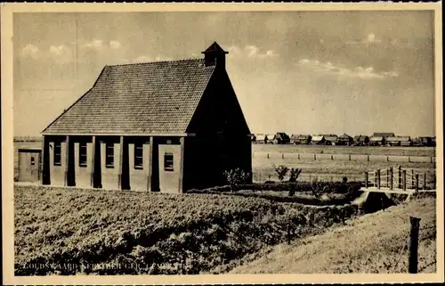 Ak Goudswaard Südholland, Kerk der Ger. Gemeente