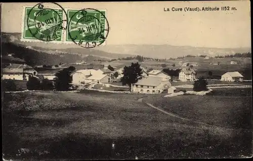 Ak La Cure Kanton Waadt, Altitude, Teilansicht
