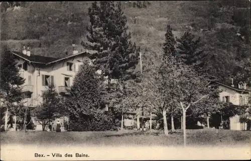 Ak Bex Kanton Waadt, Villa des Bains