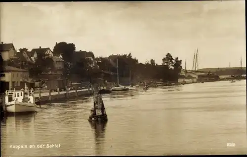 Ak Kappeln an der Schlei, Hafenpartie