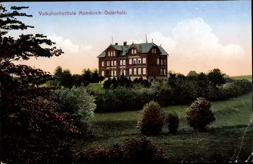 Ak Mohrkirch Osterholz in Schleswig Holstein, Volkshochschule