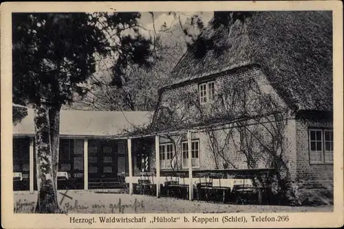 Ak Kappeln an der Schlei, Herzogliche Waldwirtschaft Hüholz