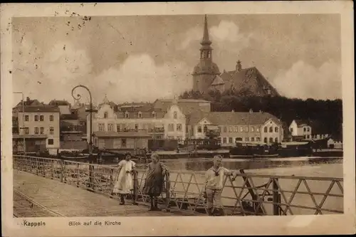 Ak Kappeln an der Schlei, Blick auf die Kirche