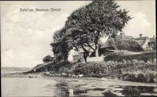 Ak Maasholm in Schleswig Holstein, Wasserpartie