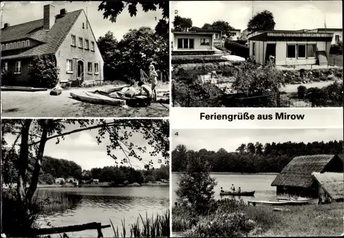 Ak Mirow Mecklenburgische Seenplatte, Jugendherberge Franz Hollnagel, Uferpartie