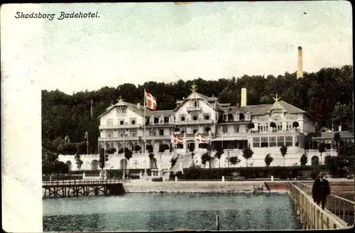 Ak Skodsborg Dänemark, Badehotel