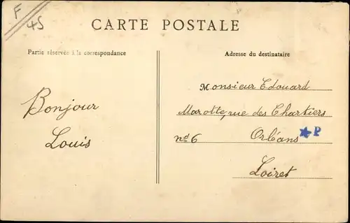 Ak Ladon Loiret, Place du Marche