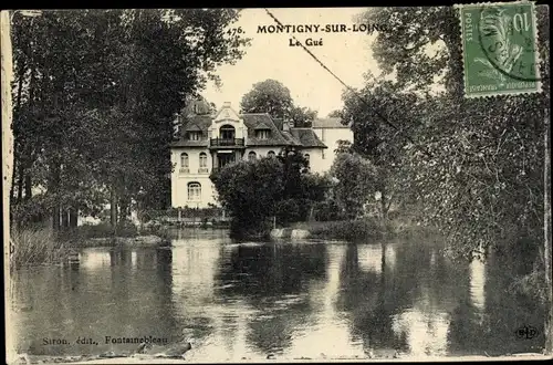 Ak Montigny-sur-Loing Seine-et-Marne, Le Gue