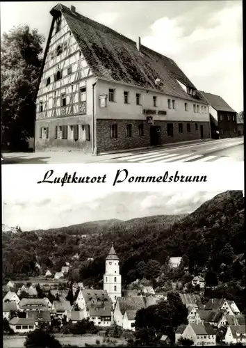 Ak Hohenstadt Pommelsbrunn Mittelfranken, Gasthof zum Stern, Teilansicht