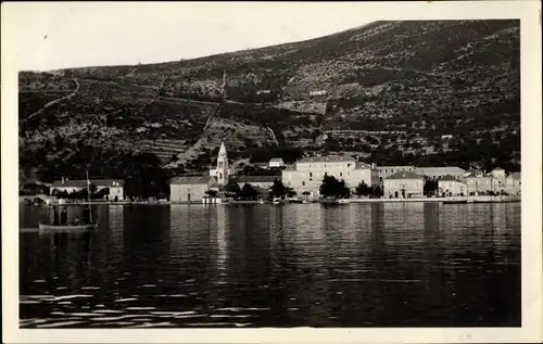 Ak Gruž Gravosa Dubrovnik Kroatien, Panorama