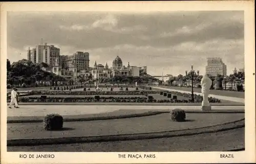 Foto Ak Rio de Janeiro Brasilien, The Praca Paris