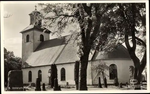 Ak Unnaryd Schweden, Kirche