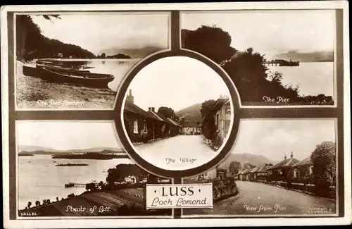 Ak Luss Schottland, Loch Lomond, Ther Pier, The Village