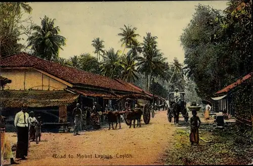 Ak Ceylon Sri Lanka, Road to Mount Lavinia