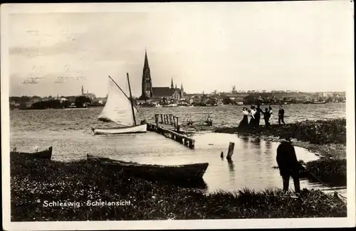 Ak Schleswig an der Schlei, Schleipartie