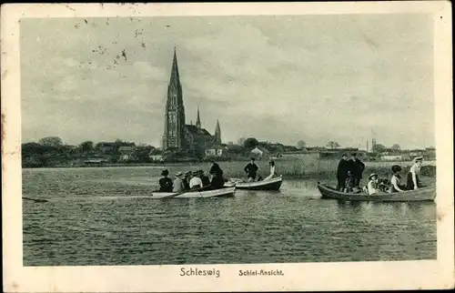 Ak Schleswig an der Schlei, Schleipartie