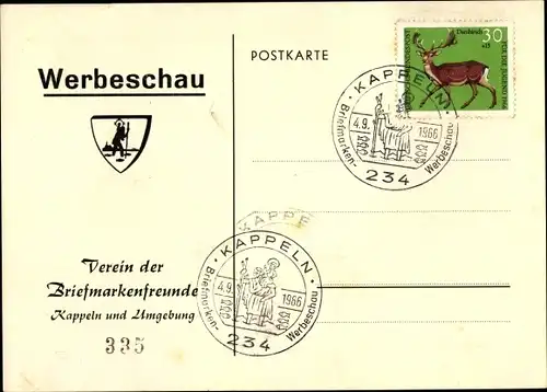 Ak Kappeln an der Schlei, Verein der Briefmarkenfreunde