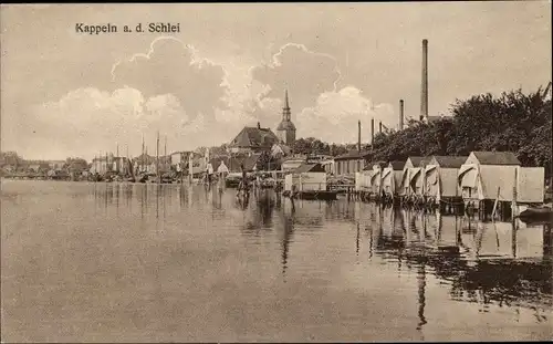 Ak Kappeln an der Schlei, Partie am Wasser