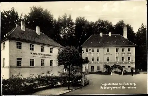 Ak Liegau Augustusbad Radeberg Sachsen, Radeberger- und Herrenhaus