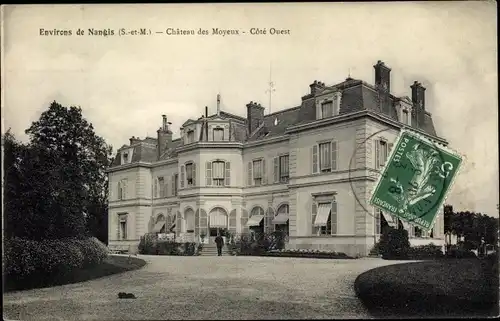 Ak La Chapelle-Rablais Seine et Marne, Chateau des Moyeux