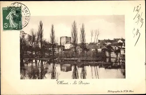 Ak Moret Seine et Marne, Le Donjon