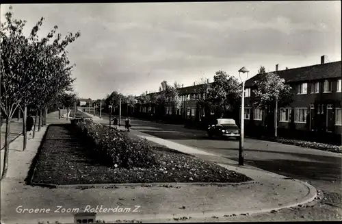 Ak Rotterdam Südholland, Groene Zoom, Auto