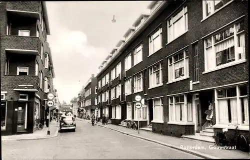 Ak Rotterdam Südholland Niederlande, Gouwstraat, Auto