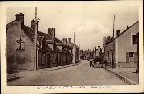 Ak La Ferté-Saint-Cyr Loir-et-Cher, Faubourg Guyenne