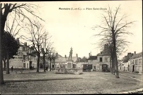 Ak Montoire Loir et Cher, Place Saint Denis