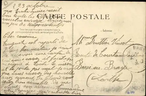 Ak Sasnieres Loir et Cher, Vue Generale