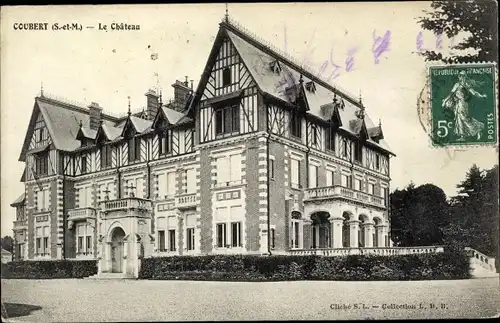 Ak Coubert Seine et Marne, Le Chateau