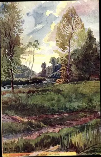 Künstler Ak Filon, Ed, Moret Seine et Marne, Les bords du Loing