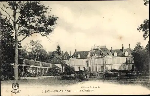 Ak Misy sur Yonne Seine et Marne, Le Chateau