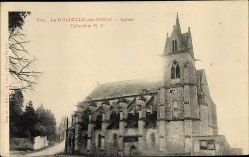 Ak La Chapelle sur Crecy Seine et Marne, Eglise