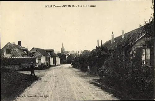 Ak Bray sur Seine Seine et Marne, La Cantine