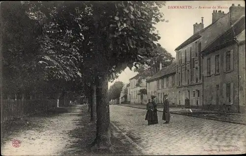 Ak Dammartin Seine et Marne, Avenue de Meaux