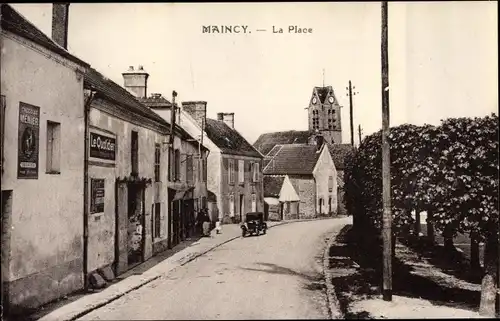 Ak Maincy Seine-et-Marne, La Place