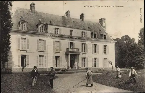 Ak Combault Seine er Marne, Le Chateau
