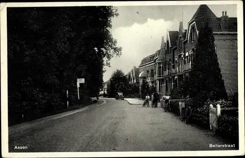Ak Assen Drenthe Niederlande, Beilerstraat