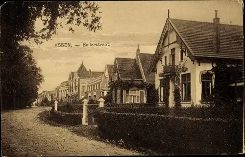 Ak Assen Drenthe Niederlande, Beilerstraat